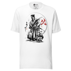 Happy Father's Day Sumi-e Japanese Ink Unisex T-shirt - Samurai Original
