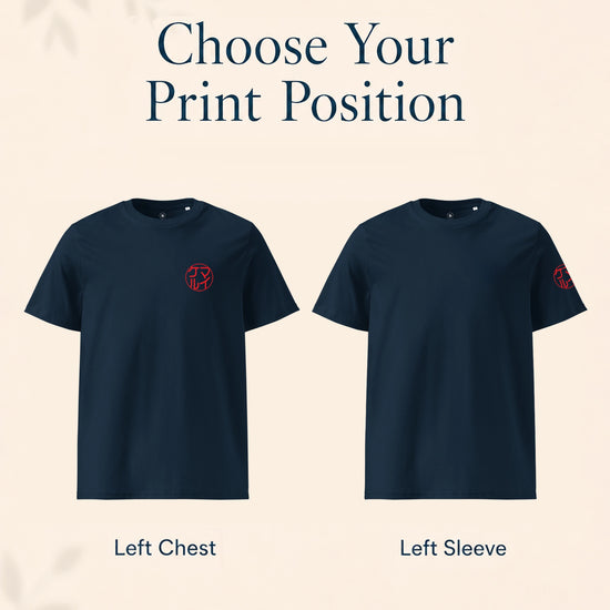 Personalized Japanese Name Seal Organic T-shirt - Samurai Original