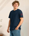 Personalized Japanese Name Seal Organic T-shirt - Samurai Original