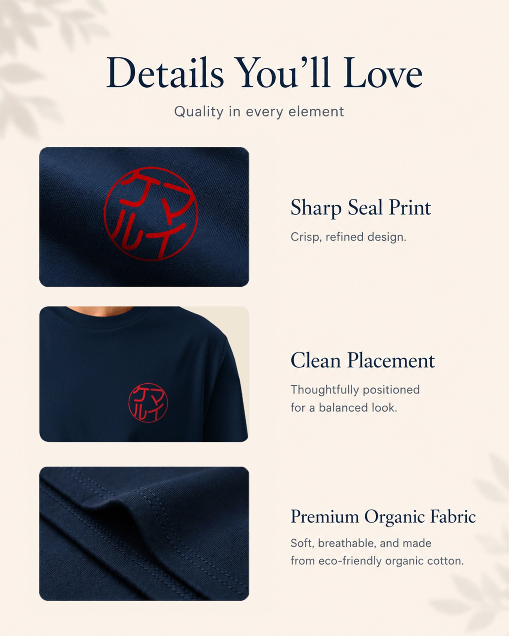 Personalized Japanese Name Seal Organic T-shirt - Samurai Original