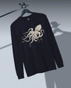 The Sumi-e Tako Unisex Long Sleeve Tee