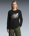 The Sumi-e Tako Unisex Long Sleeve Tee