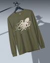 The Sumi-e Tako Unisex Long Sleeve Tee
