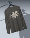 The Sumi-e Tako Unisex Long Sleeve Tee