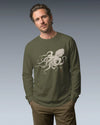 The Sumi-e Tako Unisex Long Sleeve Tee