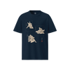 BJJ Ukiyo-e Skills Organic T-shirt French Navy - Samurai Original