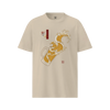 Beer Wave Ukiyo-e Organic T-Shirt Desert Dust - Samurai Original