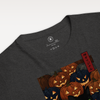 Black Cat Halloween Ukiyo-e Organic T-Shirt