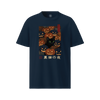 Black Cat Halloween Ukiyo-e Organic T-Shirt