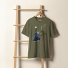 Bonsai Skeleton Ukiyo-e Organic T-shirt