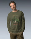 Bonsai Ukiyo-e Japanese Unisex Long Sleeve Tee