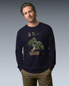 Bonsai Ukiyo-e Japanese Unisex Long Sleeve Tee