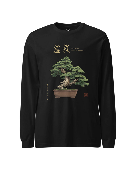 Bonsai Ukiyo-e Japanese Unisex Long Sleeve Tee