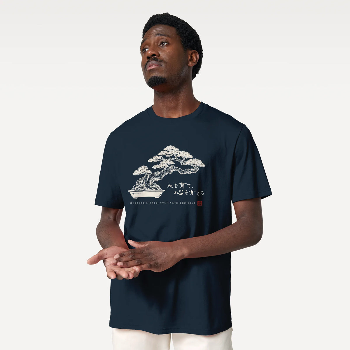 Bonsai – Nurture a Tree Nurture the Soul Organic T-Shirt - Samurai Original