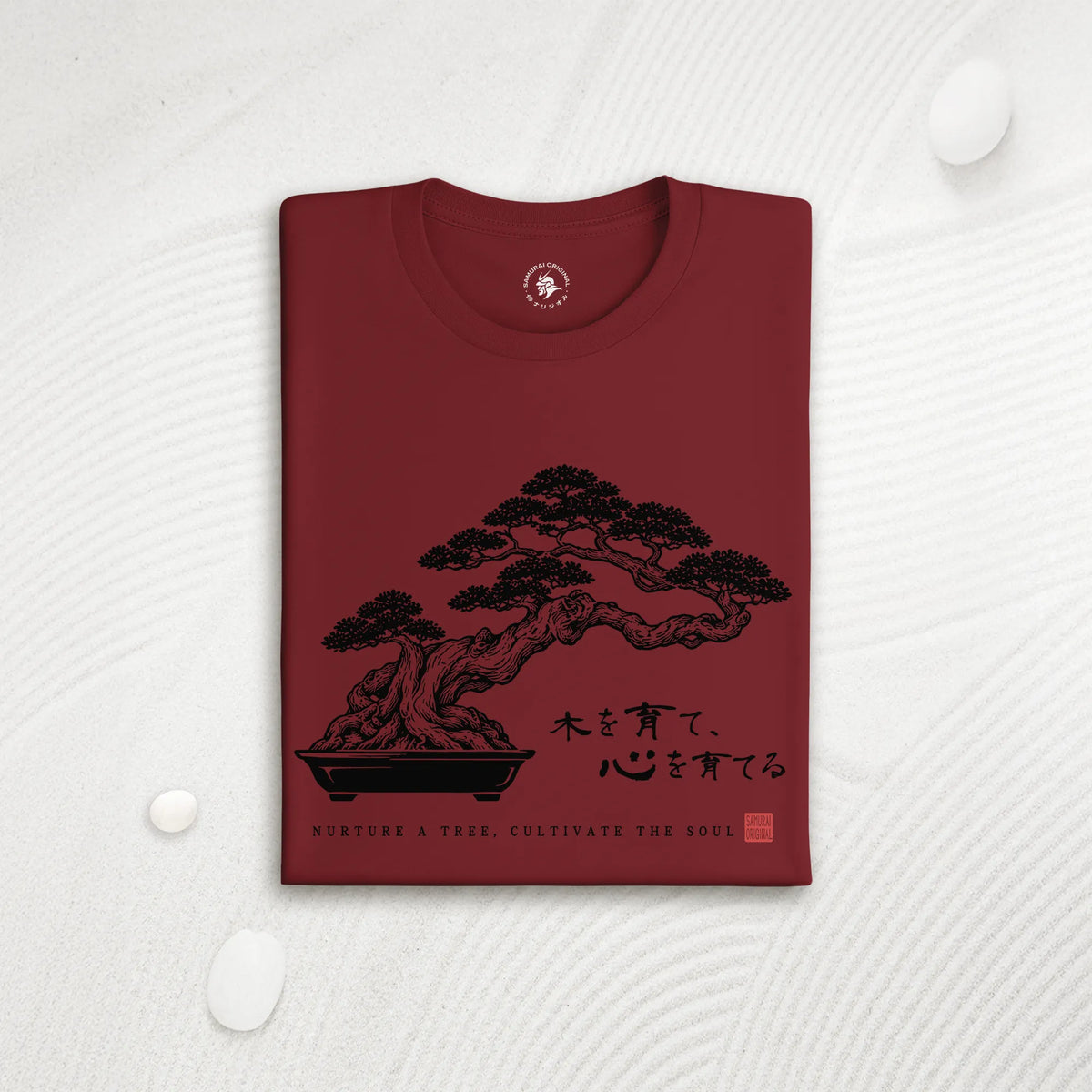 Bonsai – Nurture a Tree Nurture the Soul Organic T-Shirt - Samurai Original