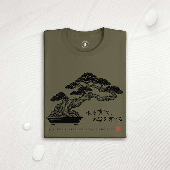 Bonsai – Nurture a Tree Nurture the Soul Organic T-Shirt - Samurai Original