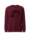 Bonsai – Nurture a Tree Nurture the Soul Unisex Long Sleeve Tee Maroon - Samurai Original