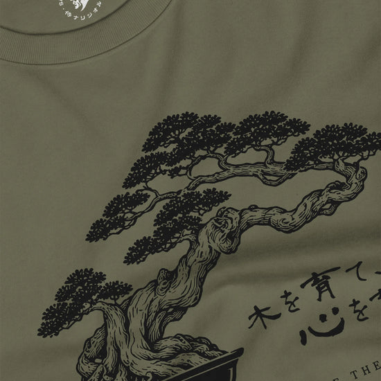 Bonsai – Nurture a Tree Nurture the Soul Unisex Long Sleeve Tee - Samurai Original