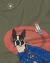 Boston Terrier Funny Dog Japanese Ukiyo-e Unisex Long Sleeve Tee 2 - Samurai Original
