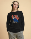 Boston Terrier Funny Dog Japanese Ukiyo-e Unisex Long Sleeve Tee 2 - Samurai Original