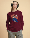 Boston Terrier Funny Dog Japanese Ukiyo-e Unisex Long Sleeve Tee 2 - Samurai Original