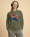 Boston Terrier Funny Dog Japanese Ukiyo-e Unisex Long Sleeve Tee 2 - Samurai Original