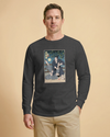 Brazilian Martial Jiu Jitsu 3 Ukiyo-e Unisex Long Sleeve Tee - Samurai Original