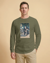 Brazilian Martial Jiu Jitsu 3 Ukiyo-e Unisex Long Sleeve Tee - Samurai Original