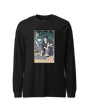 Brazilian Martial Jiu Jitsu 3 Ukiyo-e Unisex Long Sleeve Tee Black - Samurai Original