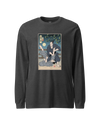 Brazilian Martial Jiu Jitsu 3 Ukiyo-e Unisex Long Sleeve Tee Dark Grey Heather - Samurai Original