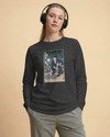 Brazilian Martial Jiu Jitsu 3 Ukiyo-e Unisex Long Sleeve Tee - Samurai Original