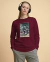 Brazilian Martial Jiu Jitsu 3 Ukiyo-e Unisex Long Sleeve Tee - Samurai Original