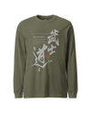 Bushido Quote Kanji Calligraphy Unisex Long Sleeve Tee