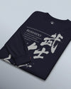 Bushido Quote Kanji Calligraphy Unisex Long Sleeve Tee