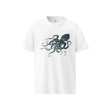 The Sumi-e Tako Unisex organic t-shirt