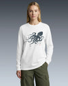 The Sumi-e Tako Unisex Long Sleeve Tee