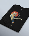 Cat Guitarist Ukiyo-e Unisex Long Sleeve Tee