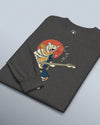 Cat Guitarist Ukiyo-e Unisex Long Sleeve Tee