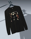 Cat Ninja Japanese Ukiyo-e Unisex Long Sleeve Tee - Samurai Original