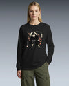 Cat Ninja Japanese Ukiyo-e Unisex Long Sleeve Tee - Samurai Original