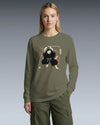 Cat Ninja Japanese Ukiyo-e Unisex Long Sleeve Tee - Samurai Original