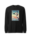 Cat Photographer Funny Japanese Ukiyo-e Unisex Long Sleeve Tee