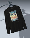Cat Photographer Funny Japanese Ukiyo-e Unisex Long Sleeve Tee