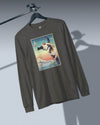 Cat Photographer Funny Japanese Ukiyo-e Unisex Long Sleeve Tee
