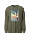 Cat Photographer Funny Japanese Ukiyo-e Unisex Long Sleeve Tee