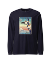 Cat Photographer Funny Japanese Ukiyo-e Unisex Long Sleeve Tee