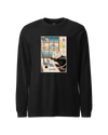 Cat Programmer Ukiyo-e Unisex Long Sleeve Tee