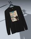 Cat Programmer Ukiyo-e Unisex Long Sleeve Tee