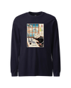 Cat Programmer Ukiyo-e Unisex Long Sleeve Tee