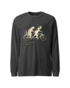 Cat Ride Funny Japanese Ukiyo-e Unisex Long Sleeve Tee